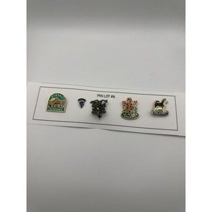 Pin lot #6 collection of 3 Alaska 1 Reno 1 frog vintage collectors pins